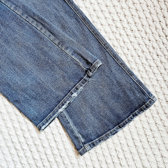 KanCan High Rise Medium Wash Classic Flare Jeans Stretch 7/27 Long Tall NEW - Picture 12 of 15